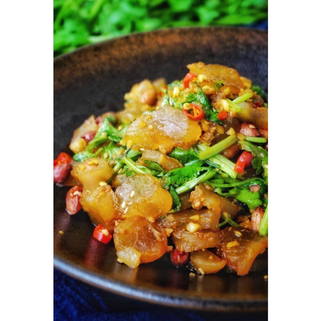 陈皮梅大嫂做的凉拌牛筋