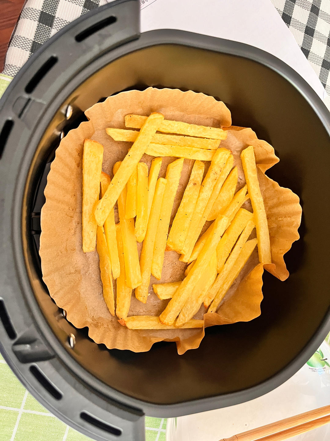 0失败！超简单！很省油！空气炸锅版薯条，现做现吃哦