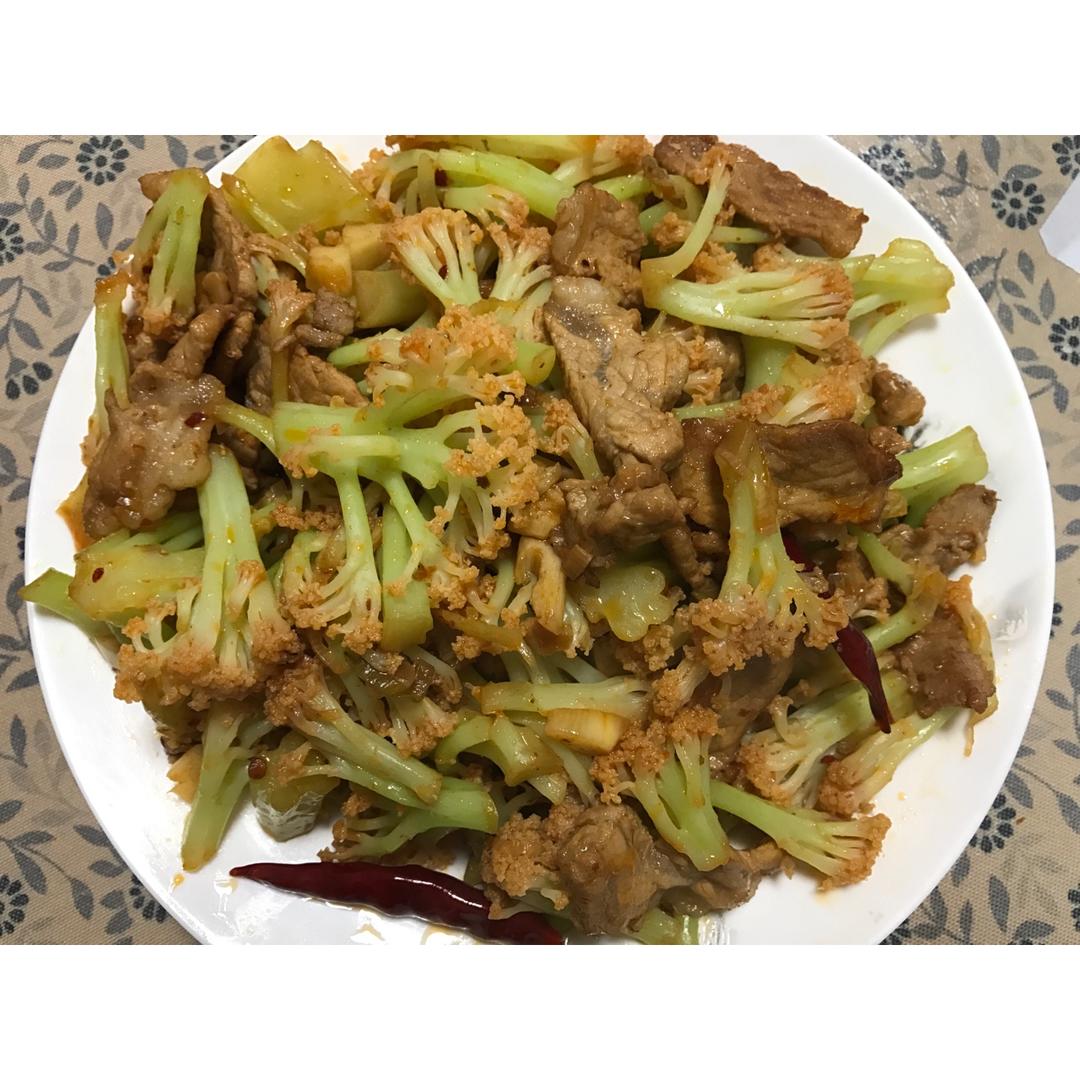 干锅花菜