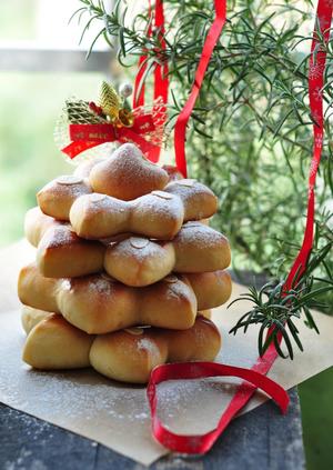 圣诞树面包的做法 步骤8
