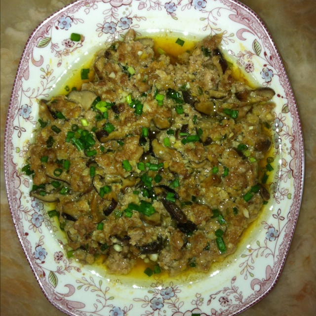 香菇蒸肉饼