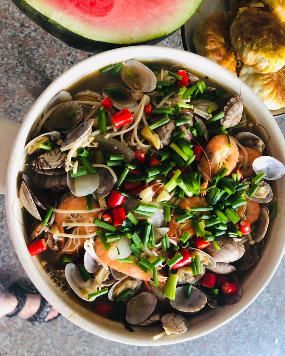 锡纸花甲粉丝（超详细零厨艺）