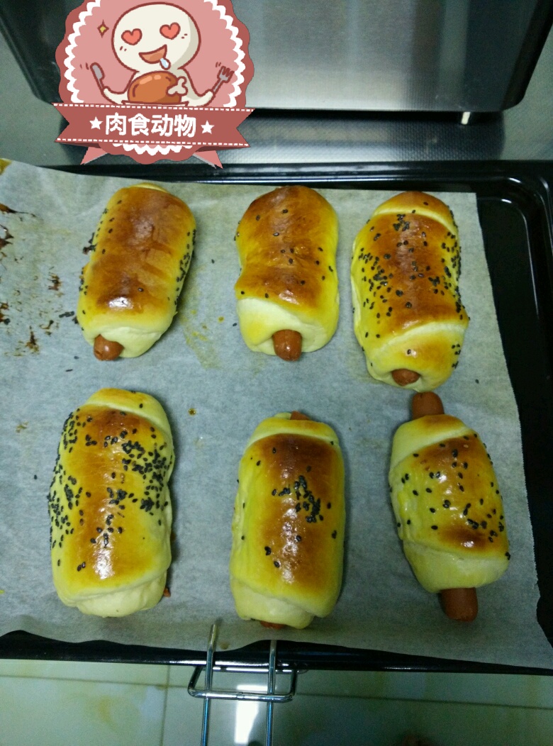 热狗面包卷