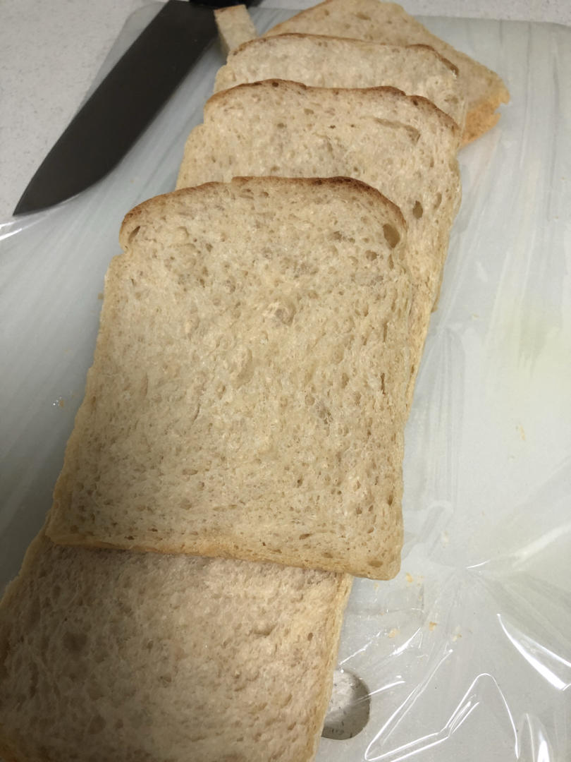 双种芝麻全麦吐司 100%全麦 烫种+波兰种