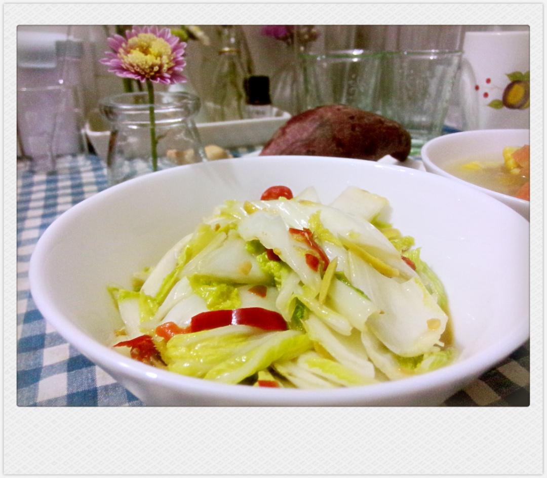 妈妈牌炝炒娃娃菜