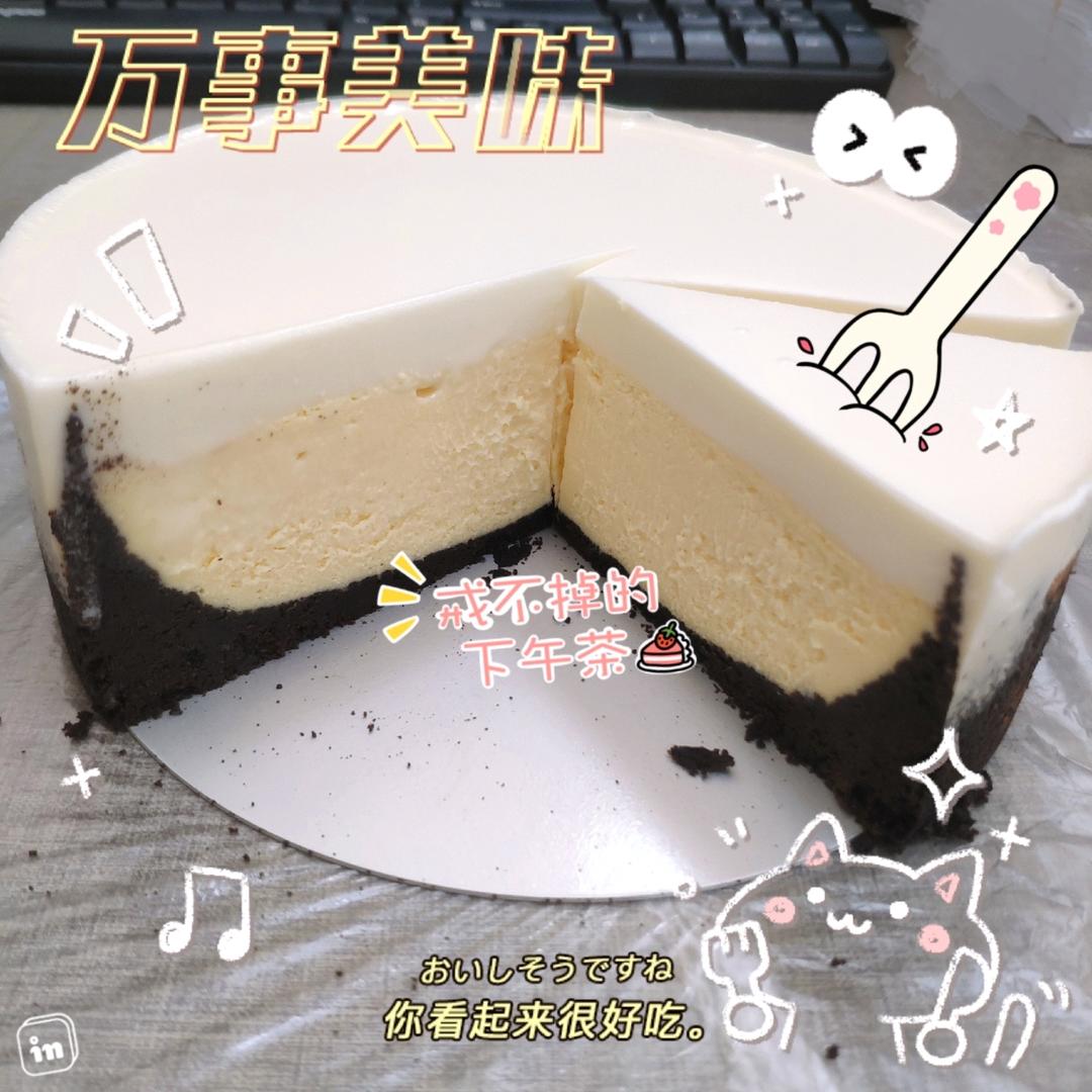 ㊙️🔥慕斯遇上重乳酪‼️好吃到爆双层芝士蛋糕