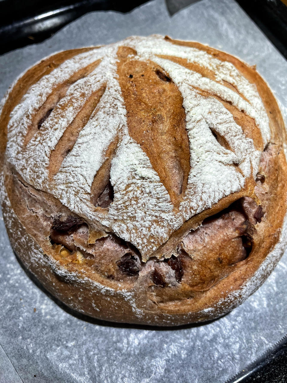 醉人的红酒果干面包