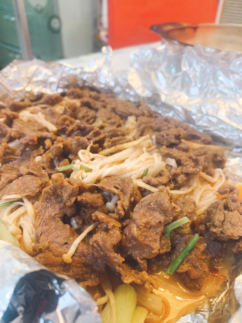 锡纸焗牛肉