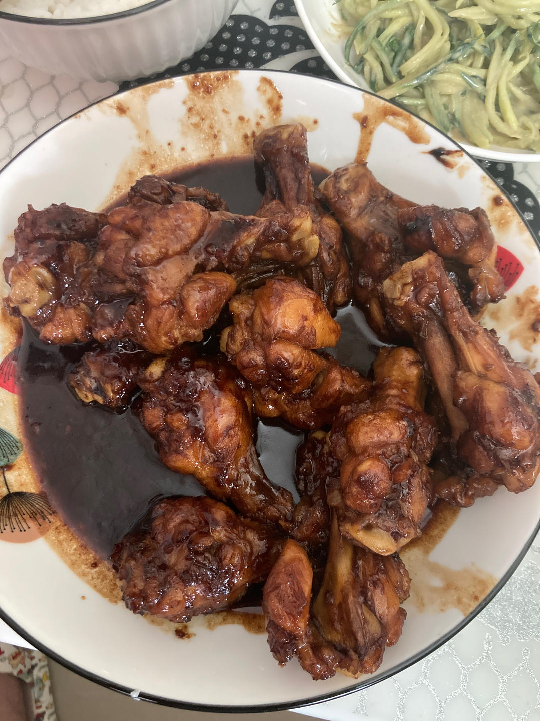 日式蜜汁照烧鸡翅根（好吃到吮指～）