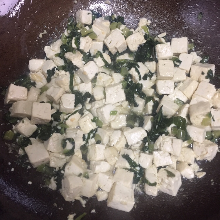 雪菜豆腐的做法 步骤5