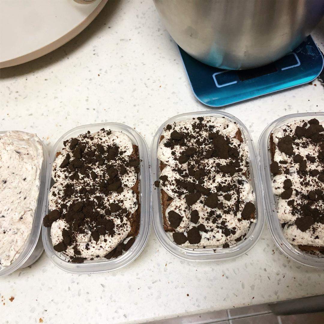 低糖不腻的奥利奥咸奶油蛋糕盒子