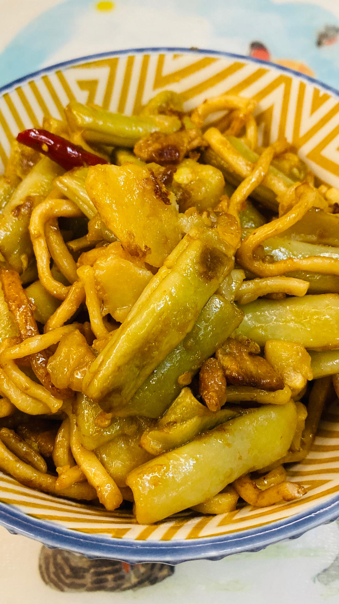 豆角焖面