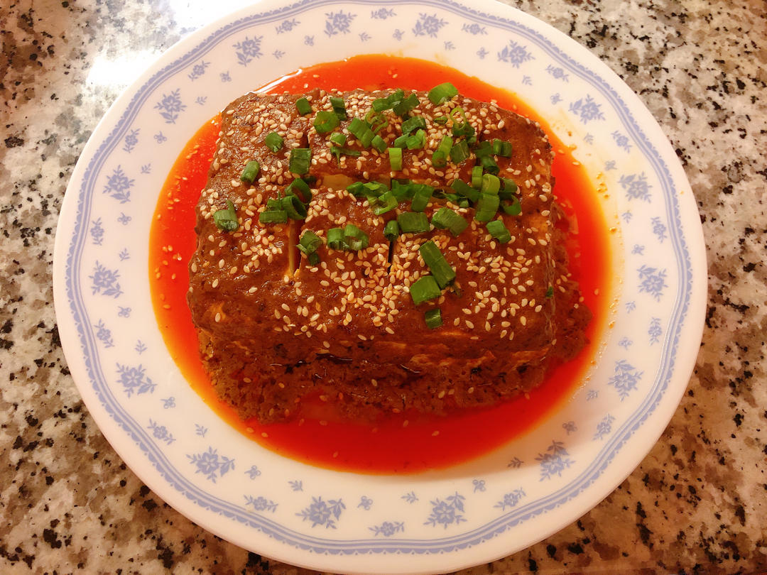 快手菜 淋汁麻酱豆腐               重庆老字号餐馆必点菜