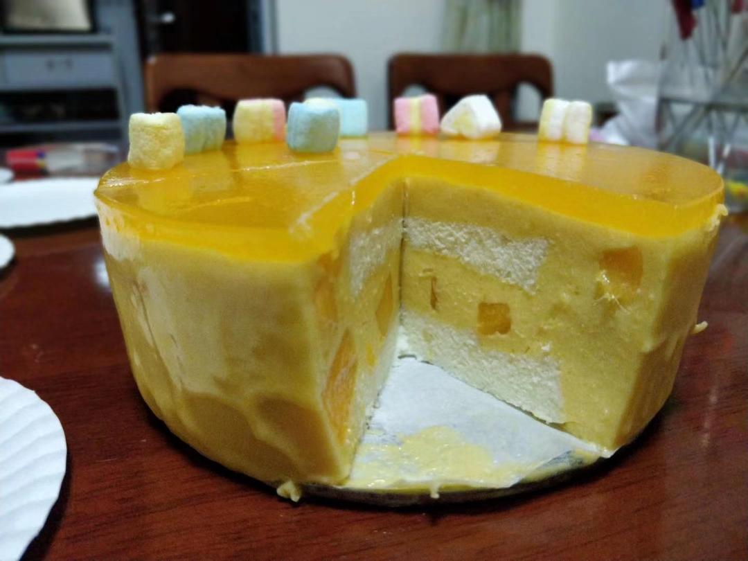 《Tinrry下午茶》教你做芒果流心慕斯（6寸配方）