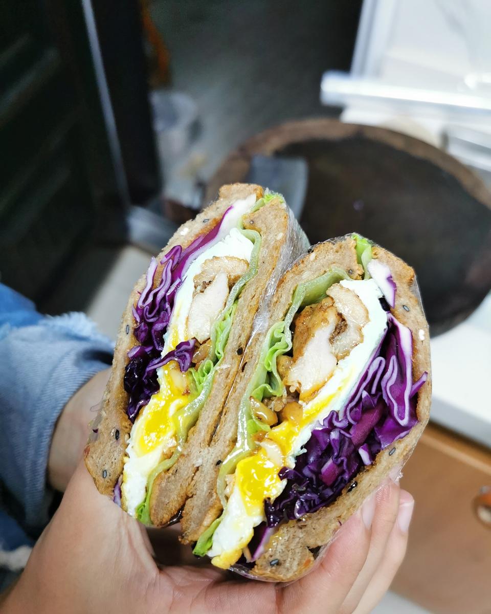 紫薯芋泥/鸡蛋肉松三明治大全🥪