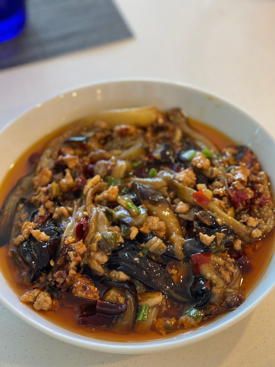 红烧肉沫茄子