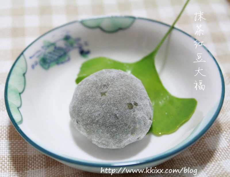 抹茶红豆大福