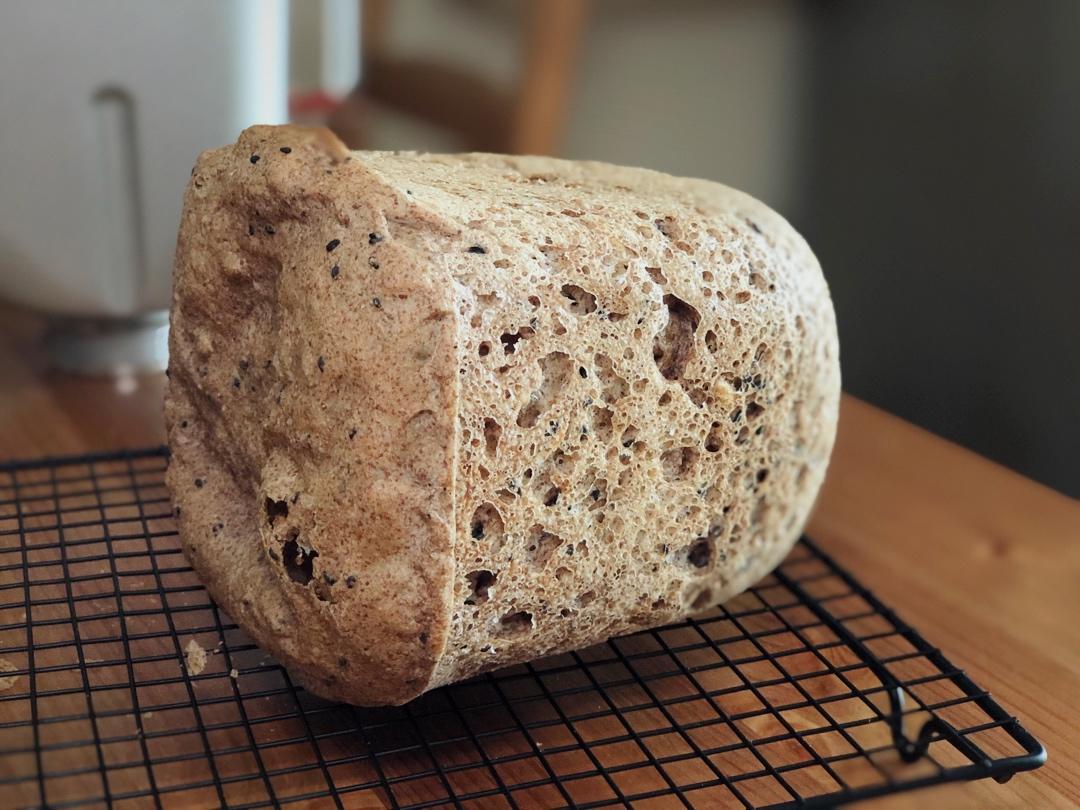 🥯无需揉面🍞全麦弹弹面包🧏🏻‍♀️
