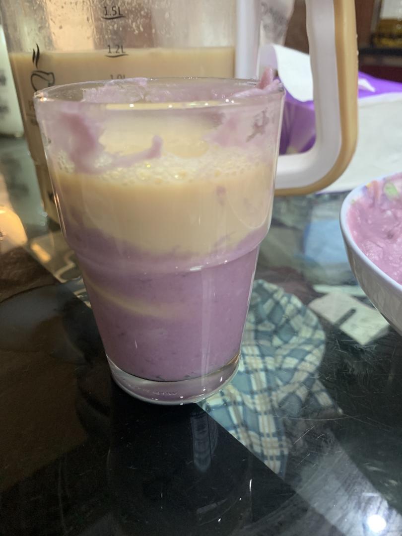 喝了会上瘾的紫薯芋泥奶茶
