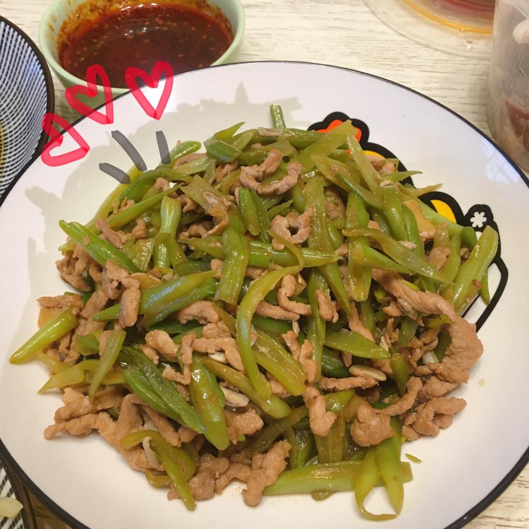 豆角丝炒肉