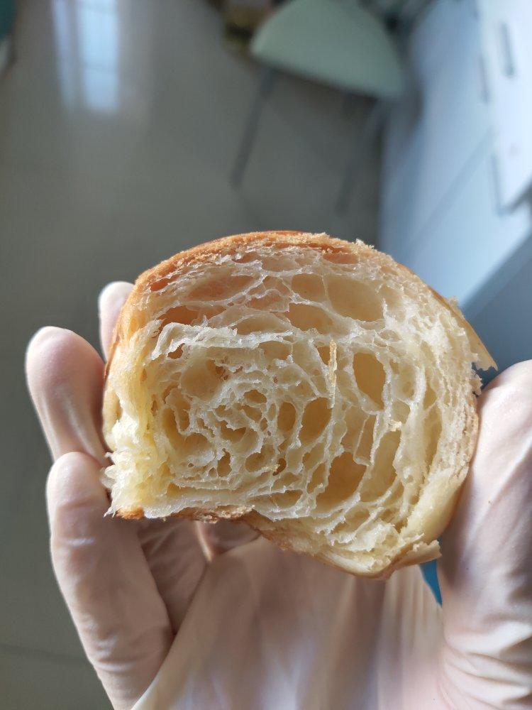 用总统黄油做出好看蜂巢的可颂（332法）2020年修改版