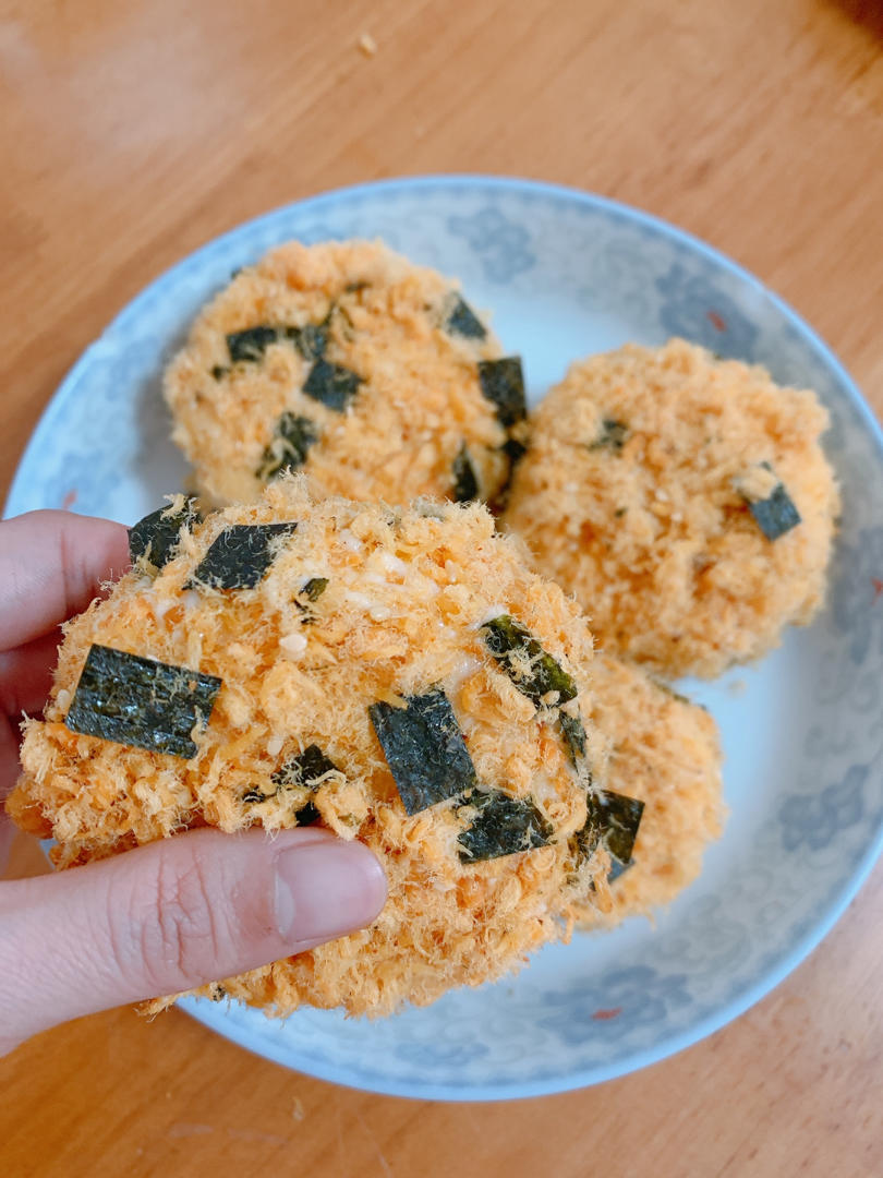 【海苔肉松小贝】酥松香甜，不浪费边角料