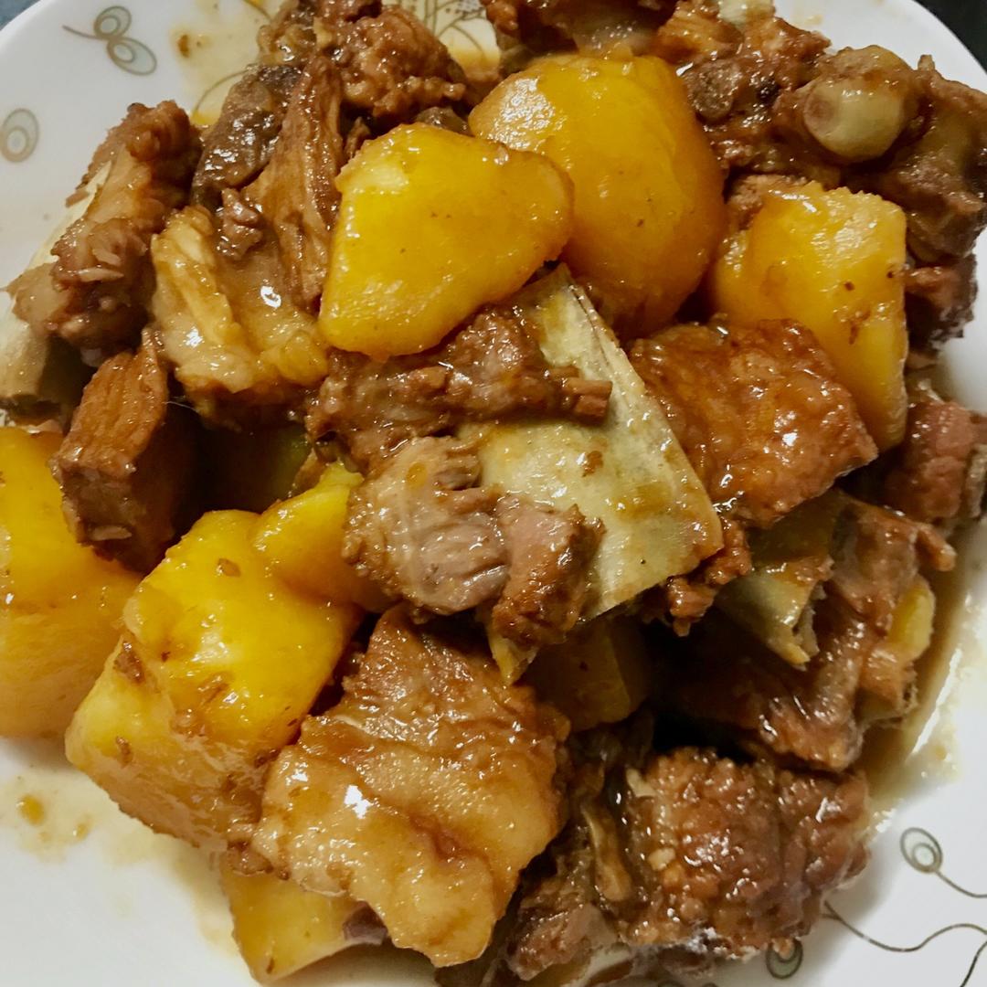 红烧排骨土豆
