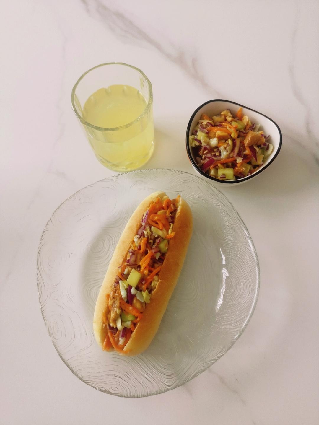 汉堡胚面包餐包（视频夏季轻松快速手揉手套膜方法）