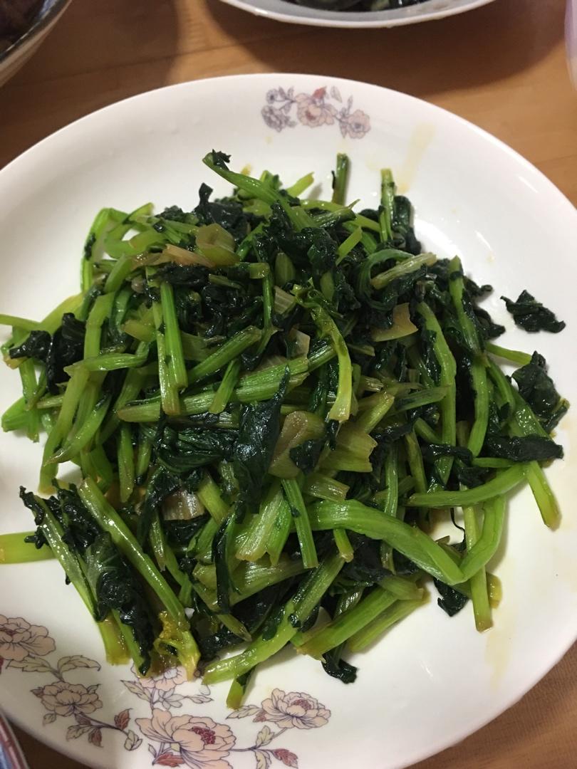 苔菜炒肉片