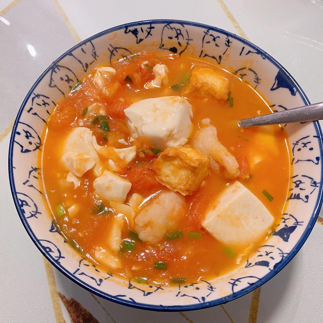 番茄豆腐汤