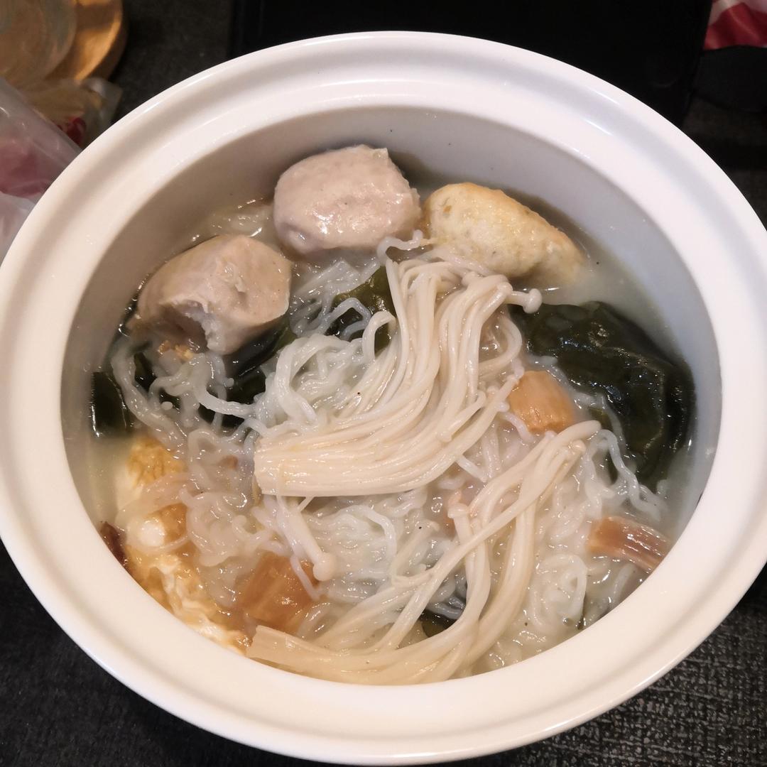十分钟做超好吃瑶柱鲜汤面