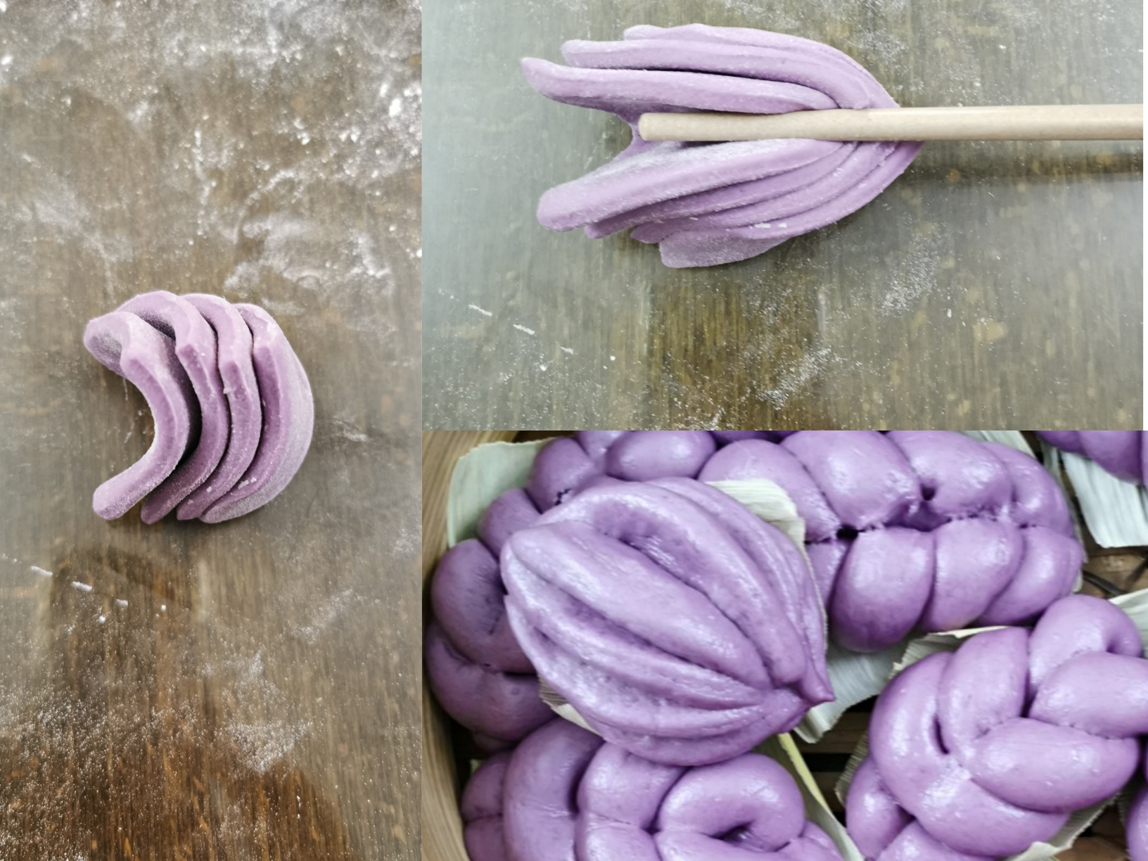 紫薯馒头的做法 步骤4