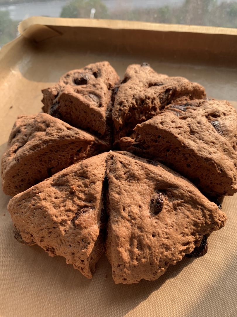 双重巧克力司康Double Chocolate Scone