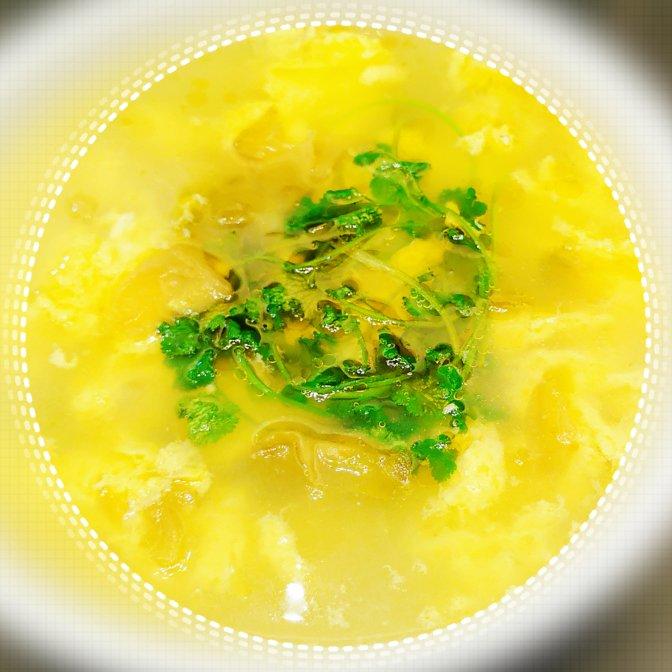 榨菜肉丝蛋花汤