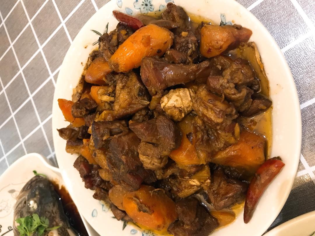红焖羊肉