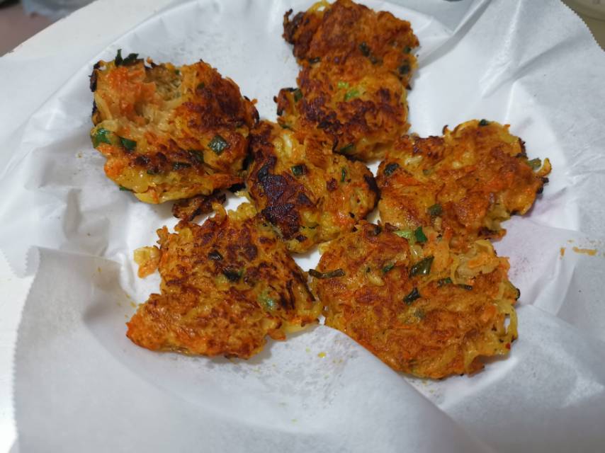 零失败胡萝卜土豆丝饼