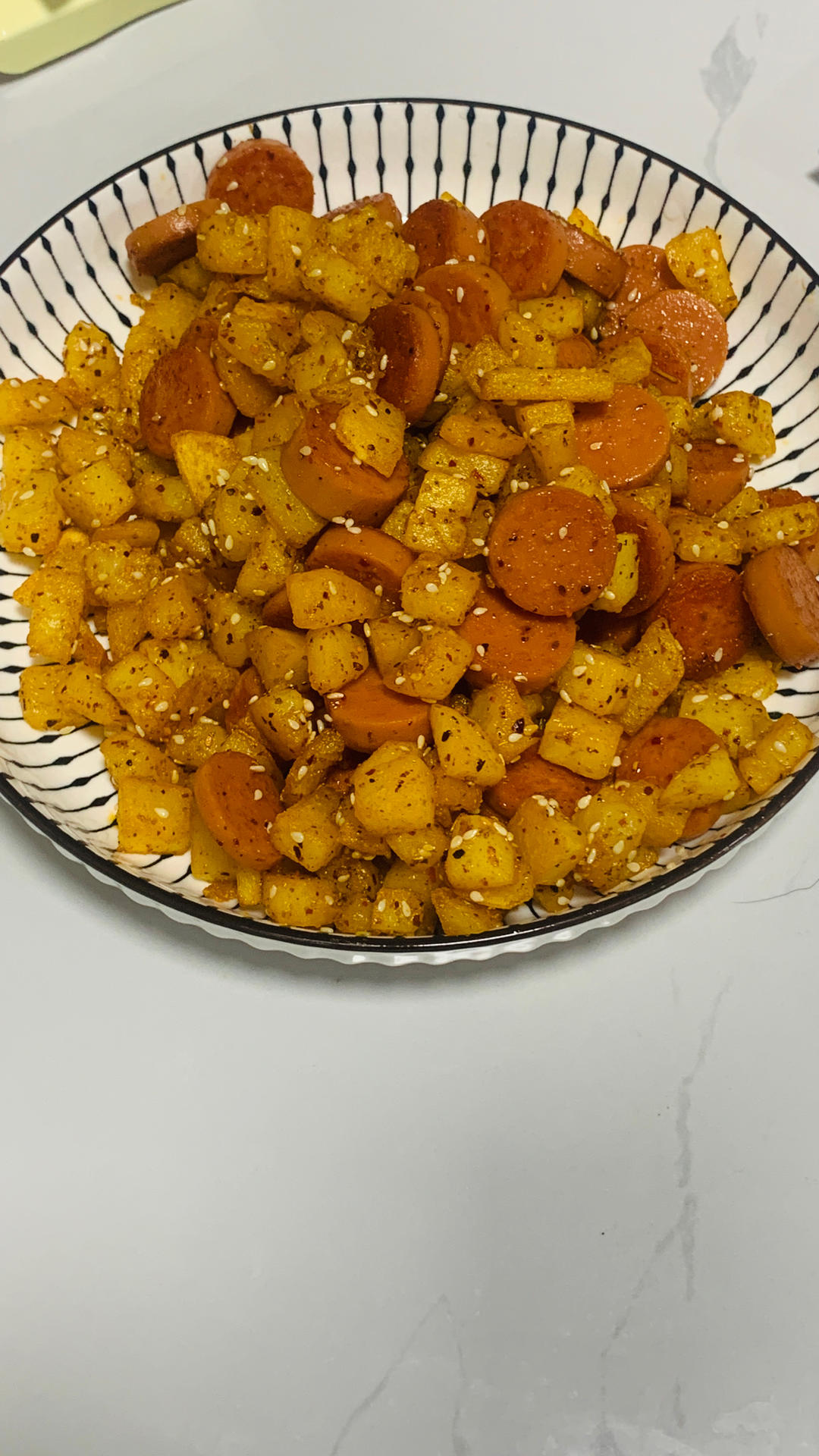 土豆炒火腿肠