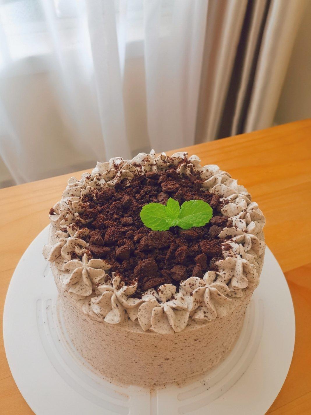 好吃到流泪的奥利奥咸奶油盒子蛋糕