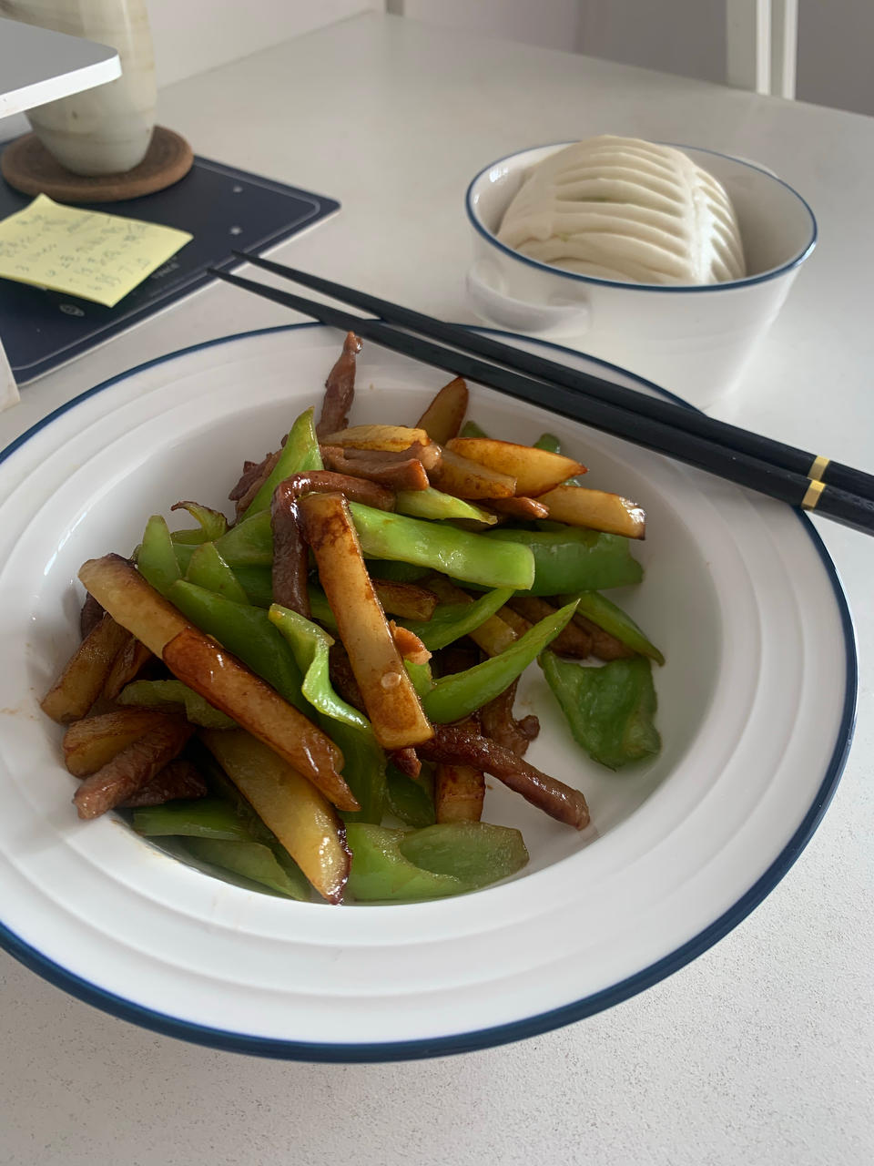 巨下饭的青椒炒肉丝