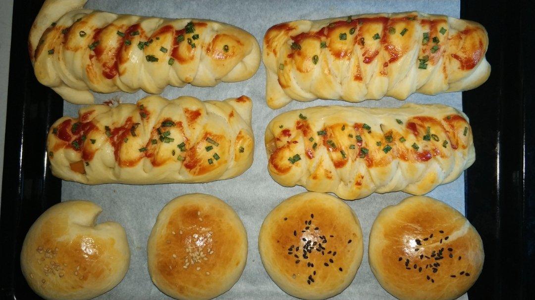 香葱火腿肉松面包