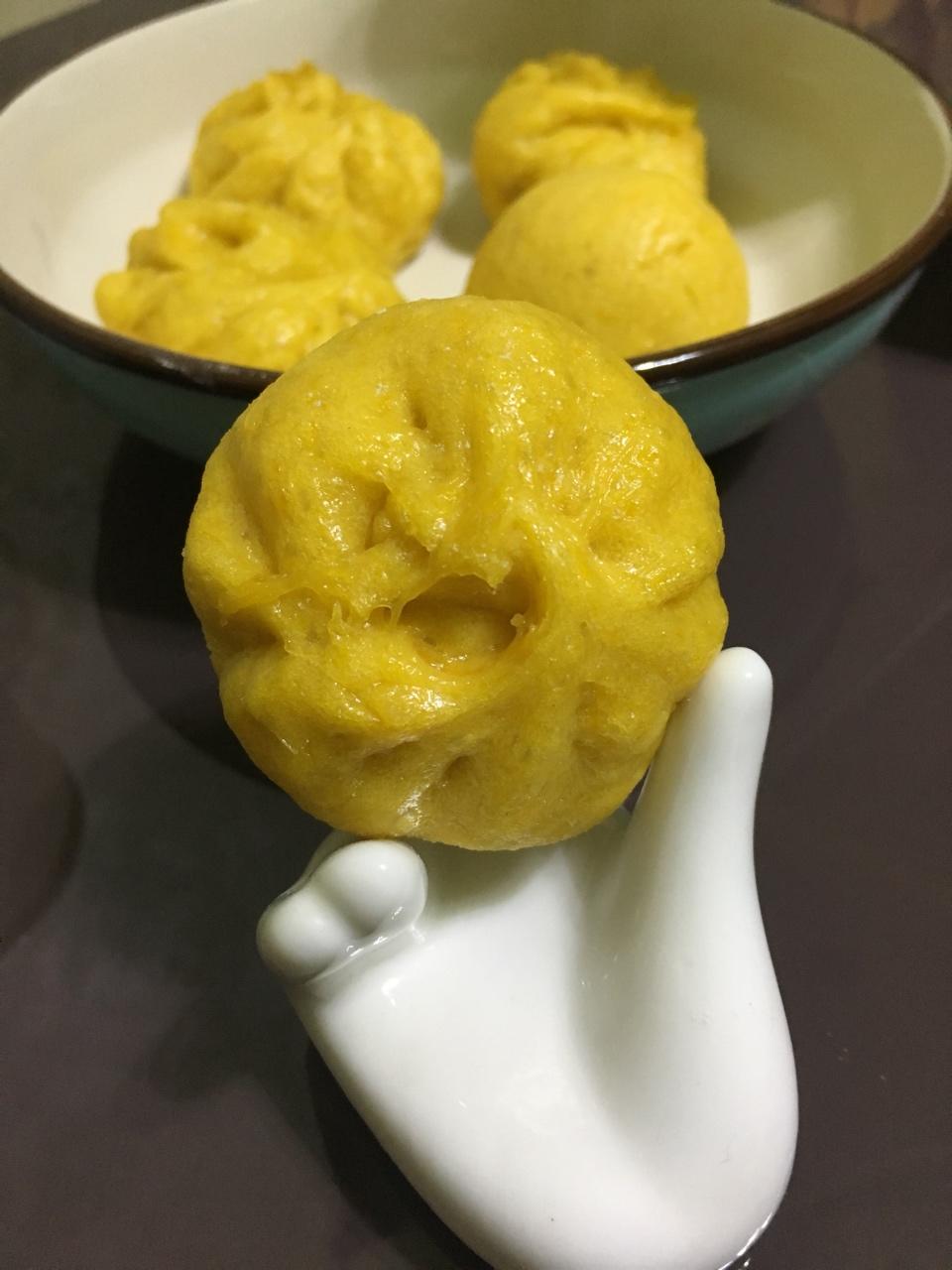 南瓜花卷馒头