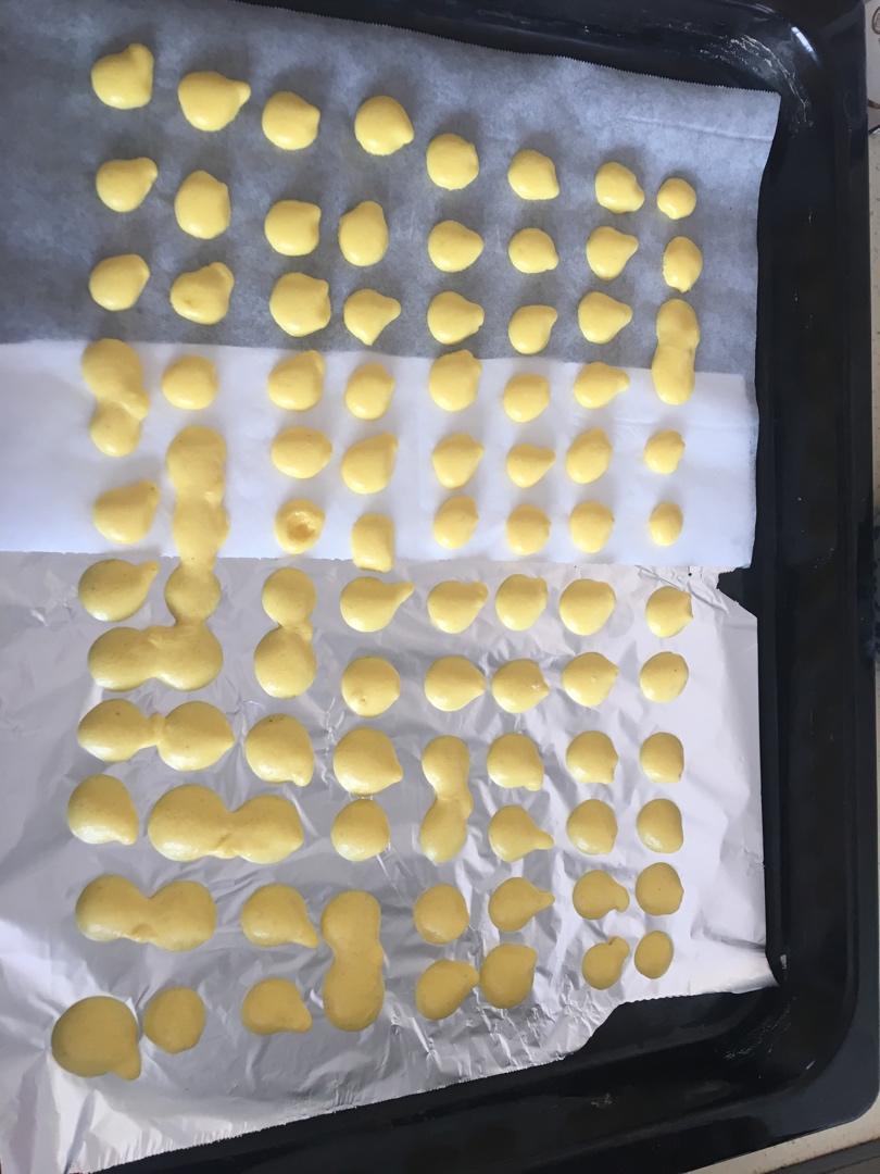 入口即化的无添加蛋黄溶豆