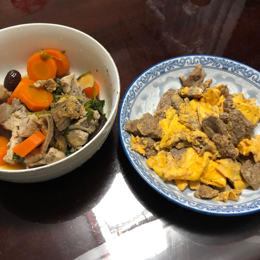 滑蛋牛肉，牛肉滑嫩，鸡蛋松软