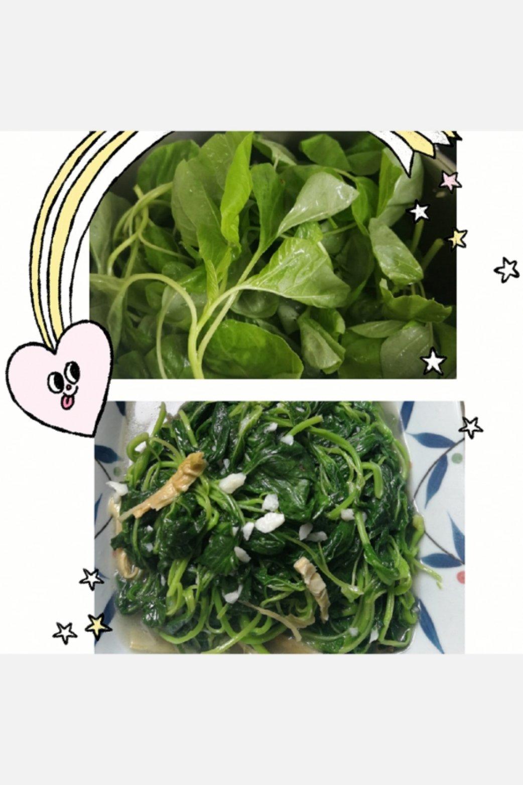 蒜茸炒红苋菜