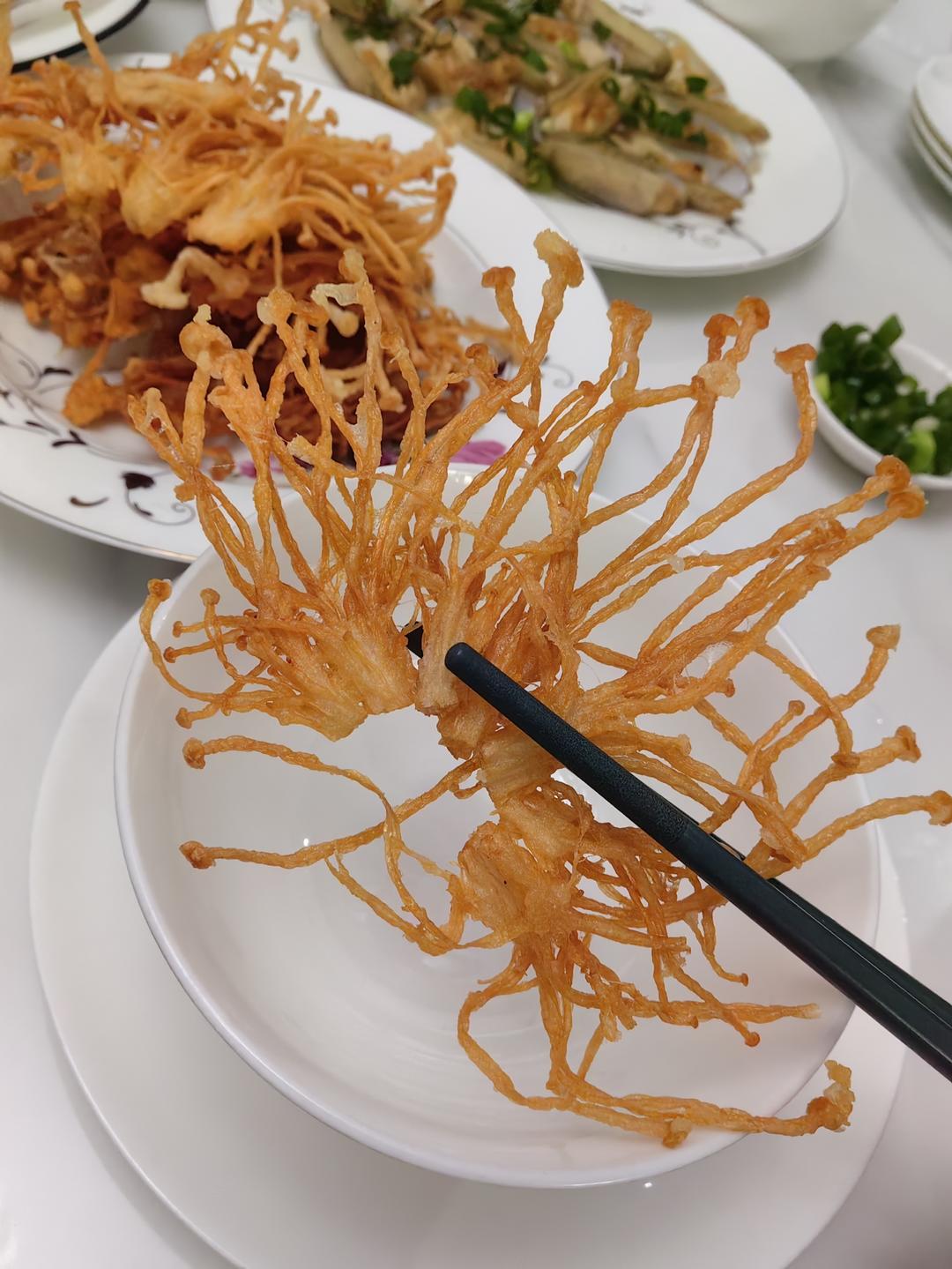 脆炸金针菇