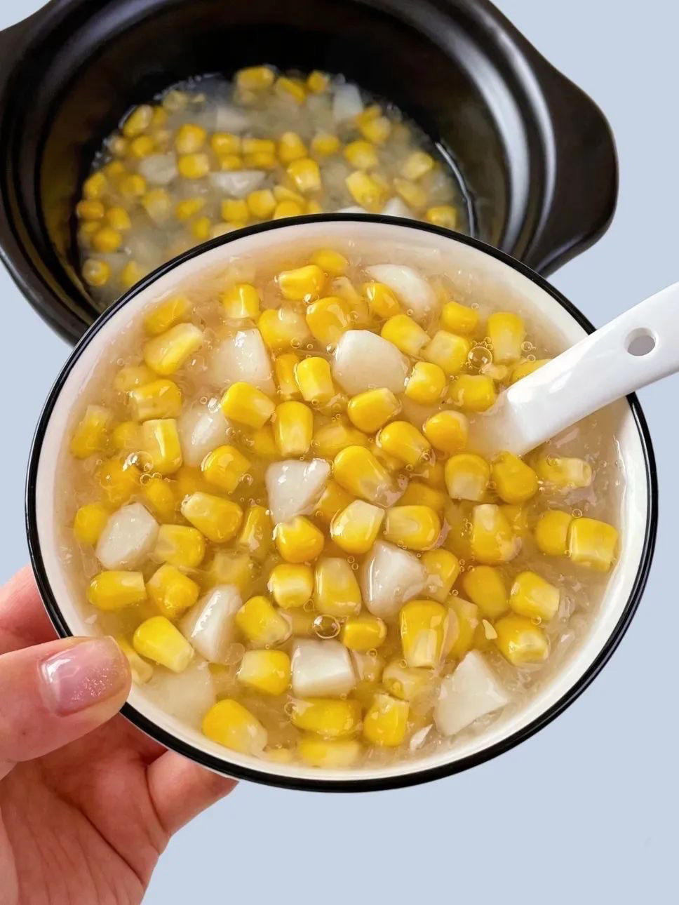 玉米银耳马蹄糖水