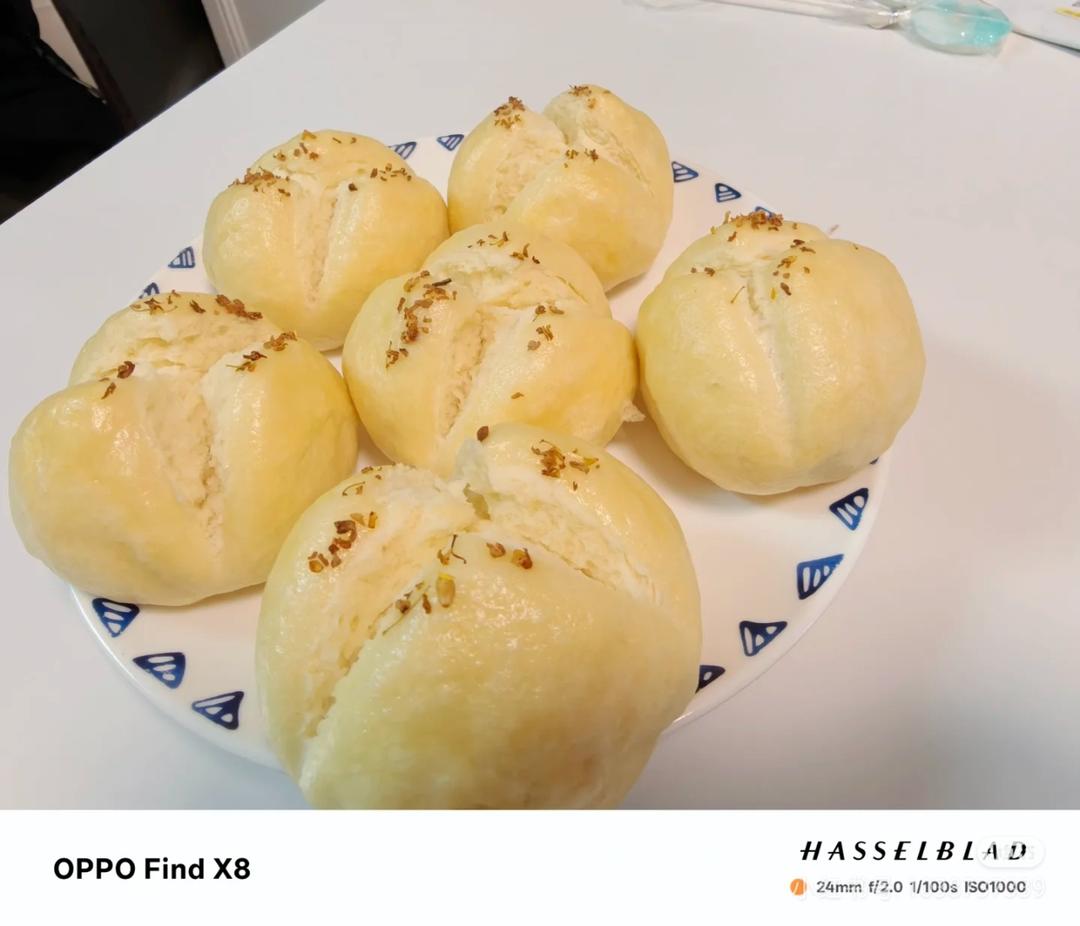 烫种桂花蛋奶开花馒头○包子馒头系列