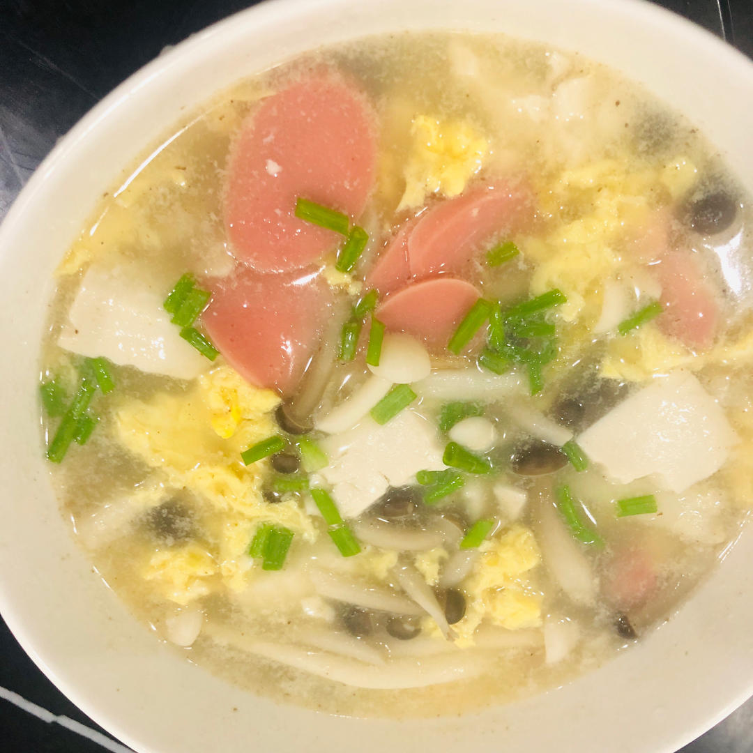 豆腐菌菇汤