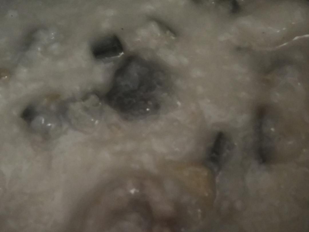 妈妈👩教我做的皮蛋瘦肉粥🥣简单快捷美味😋
