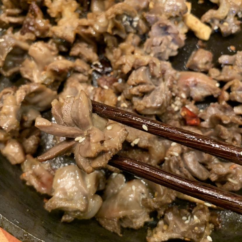 小米椒爆鸡胗
